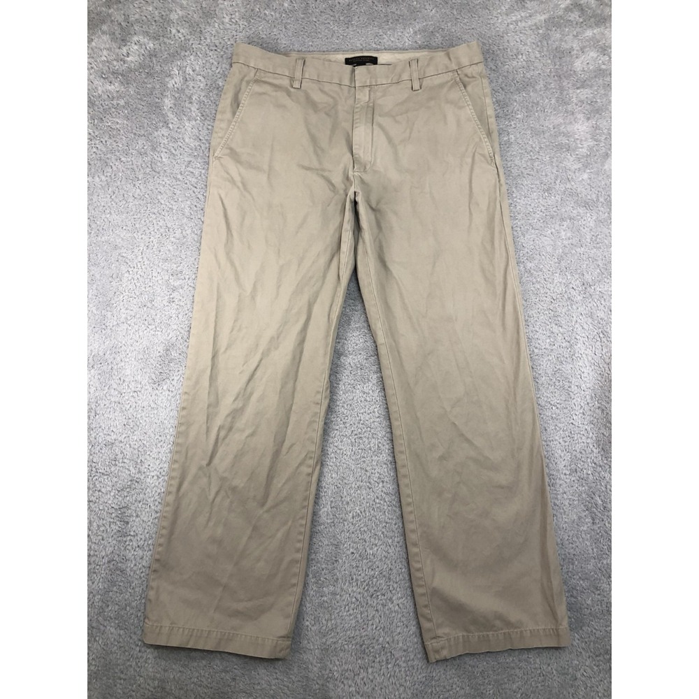 Banana Republic Pants Mens 35x31 (Tag 34x32) Beige Dawson Chino *Flaw